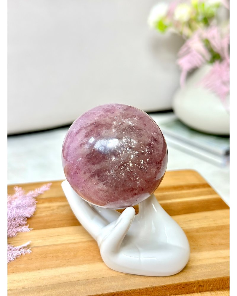 Fluoritová koule 6cm 363g