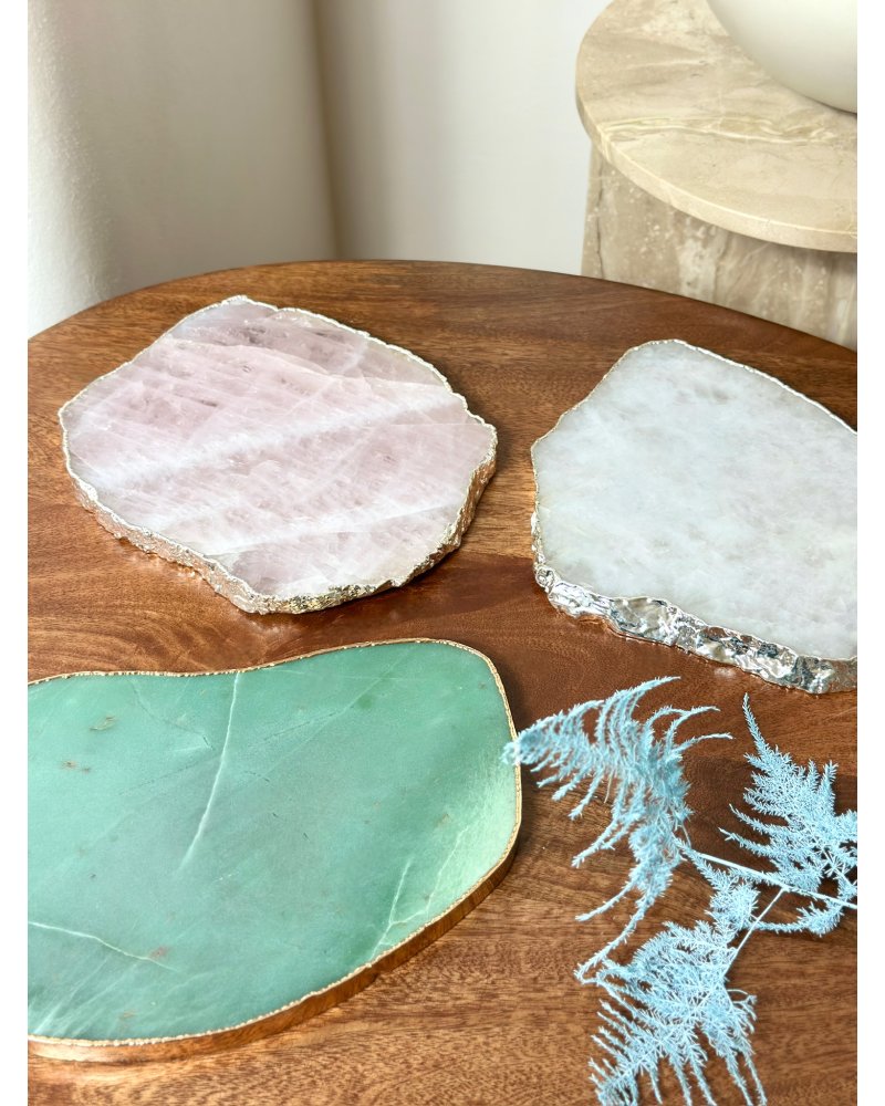 Leštěná růženínová deska silver Brazílie 1,4kg AAA