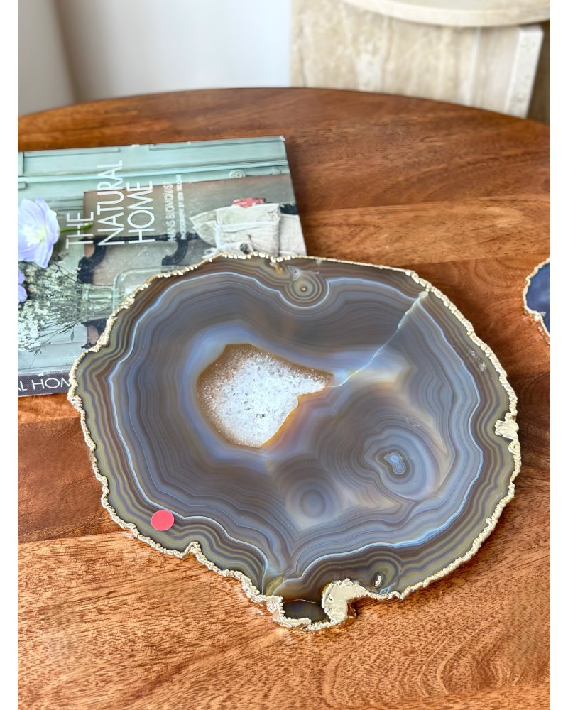 Achátový podtácek velký Brazílie 958g