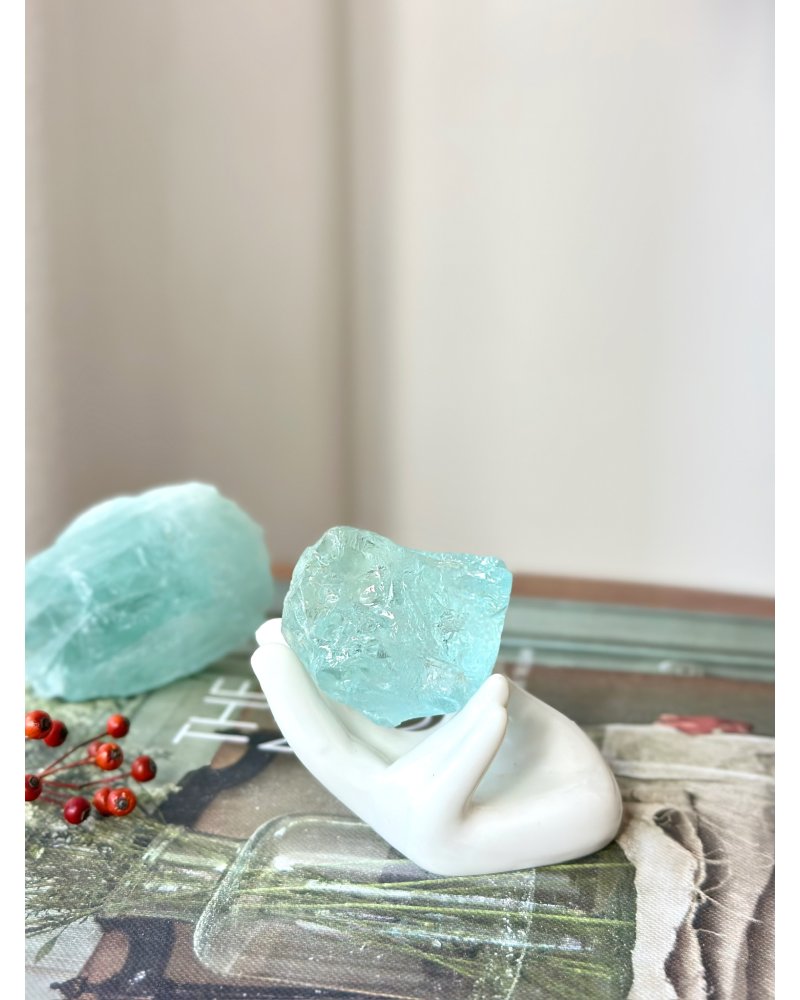 Modrý Topaz sbírkový krystal Brazílie 97g AAA