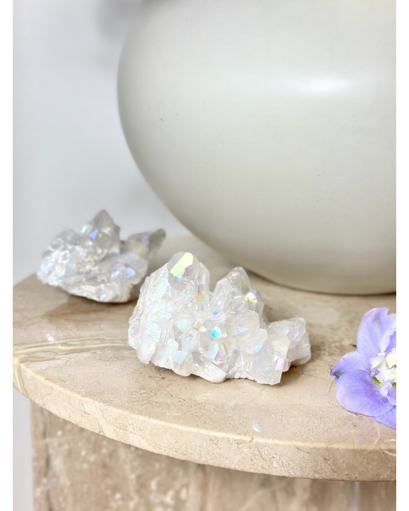 Křišťál aqua aura drúza 209g