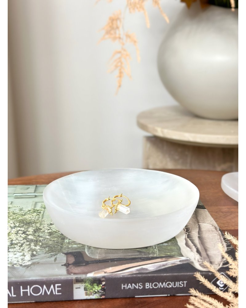 Selenitová miska Maroko 15cm 572g