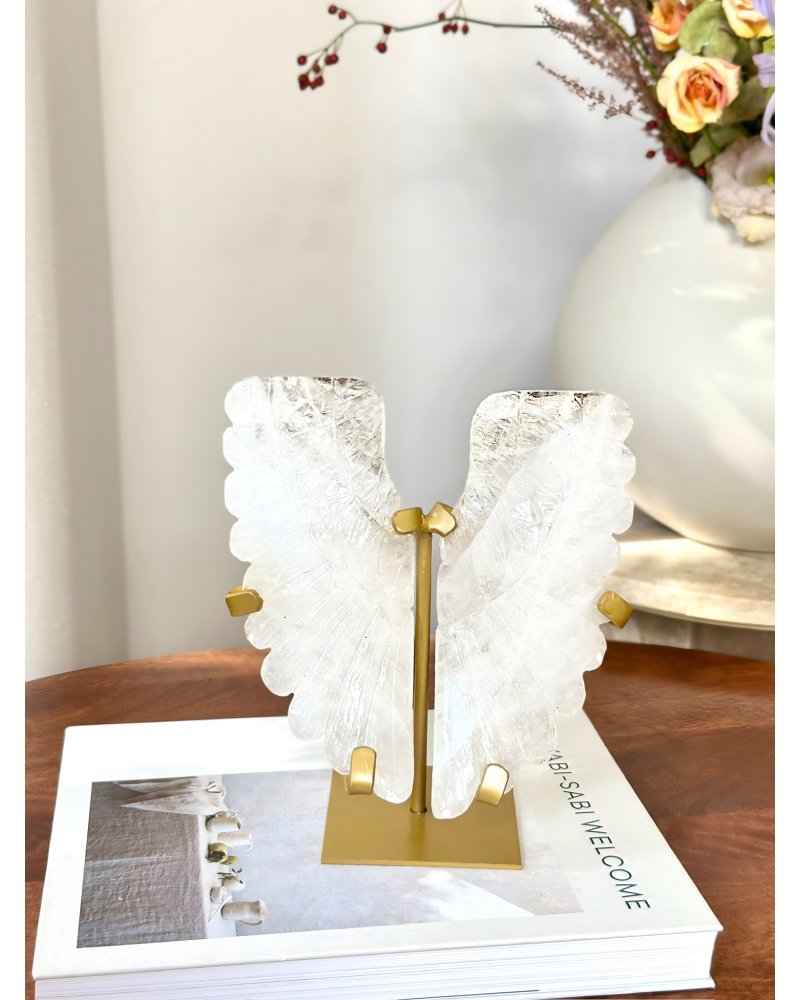 Andělská křídla z broušeného křišťálu 789g AAA