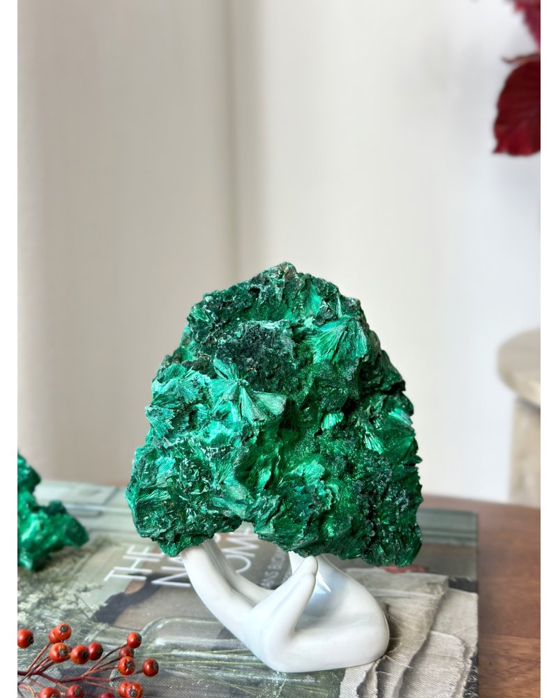 y Malachit velvet/sametový surový Kongo 758g AAA