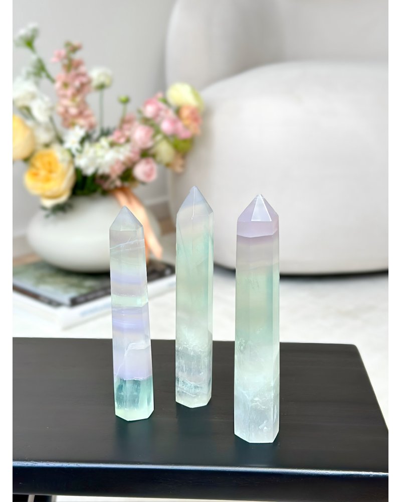 Fluorit hrot obelisk 185g 16cm