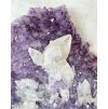 Drúza ametyst s kalcitem Brazílie 6kg TOP