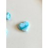 Larimar srdíčko oboustranné Dominikánská rep. 5,6g AAA
