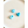 Larimar oboustranné srdíčko Dominikánská rep. 8,4g AAA