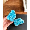 Larimar surová geoda půlená Dominikánská r. 327g TOP