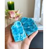 Larimar surová geoda půlená Dominikánská r. 327g TOP