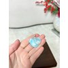 Přívěšek larimar postříbřený Dominikánská rep. 12g