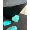 Minerál amazonit srdce leštěné Madagaskar 4,5cm
