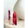 Červený měsíční kámen obelisk 197g