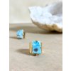 Larimar prsten pozlacený Dominikánská rep.