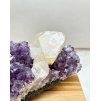 Ametyst drúza s kalcitem extra q. Brazílie 3,2kg