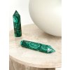 Obelisk malachit broušená špice 177g