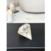 Křišťál a zlatý léčitel broušený diamant Brazílie 242g AAA