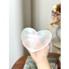 Selenitová miska srdce Maroko 15cm 321g