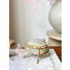 Achátová geoda šperkovnice 8cm Brazílie