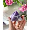 Ametystová pyramida broušená 5cm Brazílie TOP