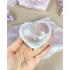 Křišťálové srdce broušené Madagaskar 7cm 211g