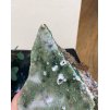 Křišťál s malachitem surová drúza Kongo 1,1kg