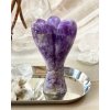 Anděl broušený z ametystu maxi 15cm TOP