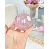 Růženín koule leštěná angel aura 6,5cm 379g
