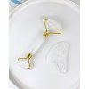 Face roller masážní váleček z křišťálu a gua sha