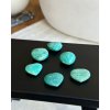 Minerál amazonit srdce leštěné Madagaskar 4cm