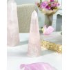 Růženínový obelisk špice 11cm 103g