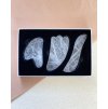 Dárkové balení set gua sha z křišťálu v krabičce