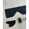 Dárkový masážní set roller, gua sha a maska z obsidiánu