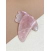 Masážní kámen z růženínu gua sha velká