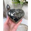 Minerál pyrit srdce Peru 696g