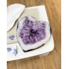 Nádherné broušené ametystové srdce Brazílie 4,6kg