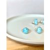 Larimar prstýnek silver Dominikánská rep. 6g