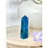 Fluorit modrý obelisk hrot leštěný 174g AAA