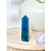 Fluorit modrý obelisk hrot leštěný 174g AAA
