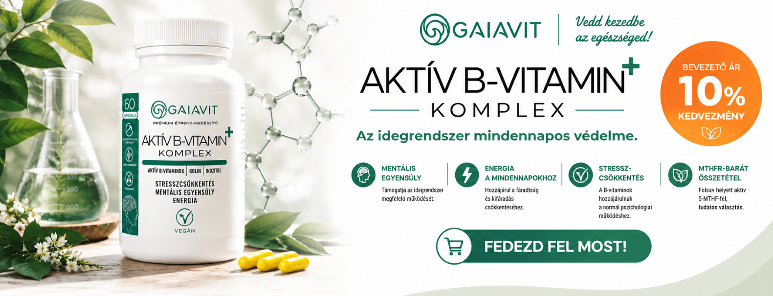 Új! - Gaiavit Aktív B-vitamin komplex