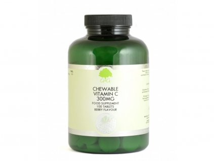 C-VITAMIN RÁGÓTABLETTA MÁLNA-MEGGY ÍZŰ 300MG 100 TABLETTA (G&G)