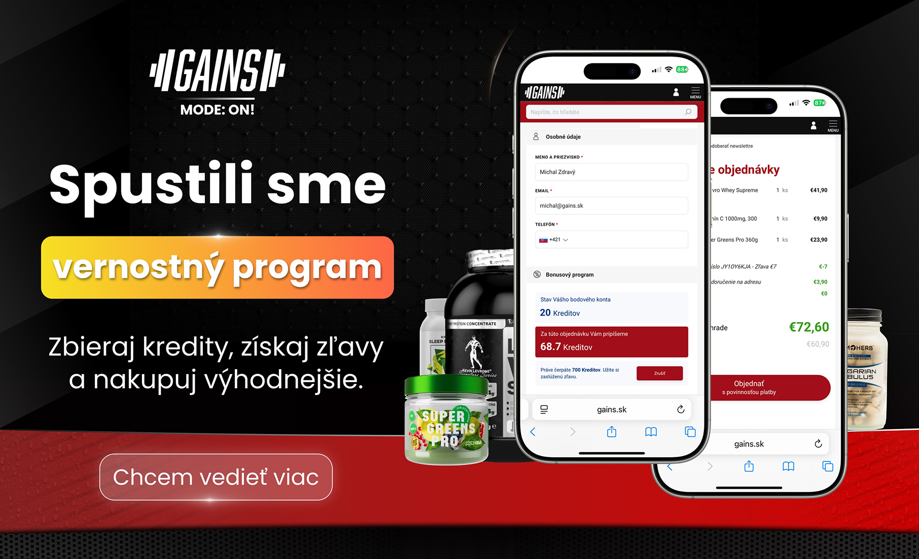 Vernostný program - mobil