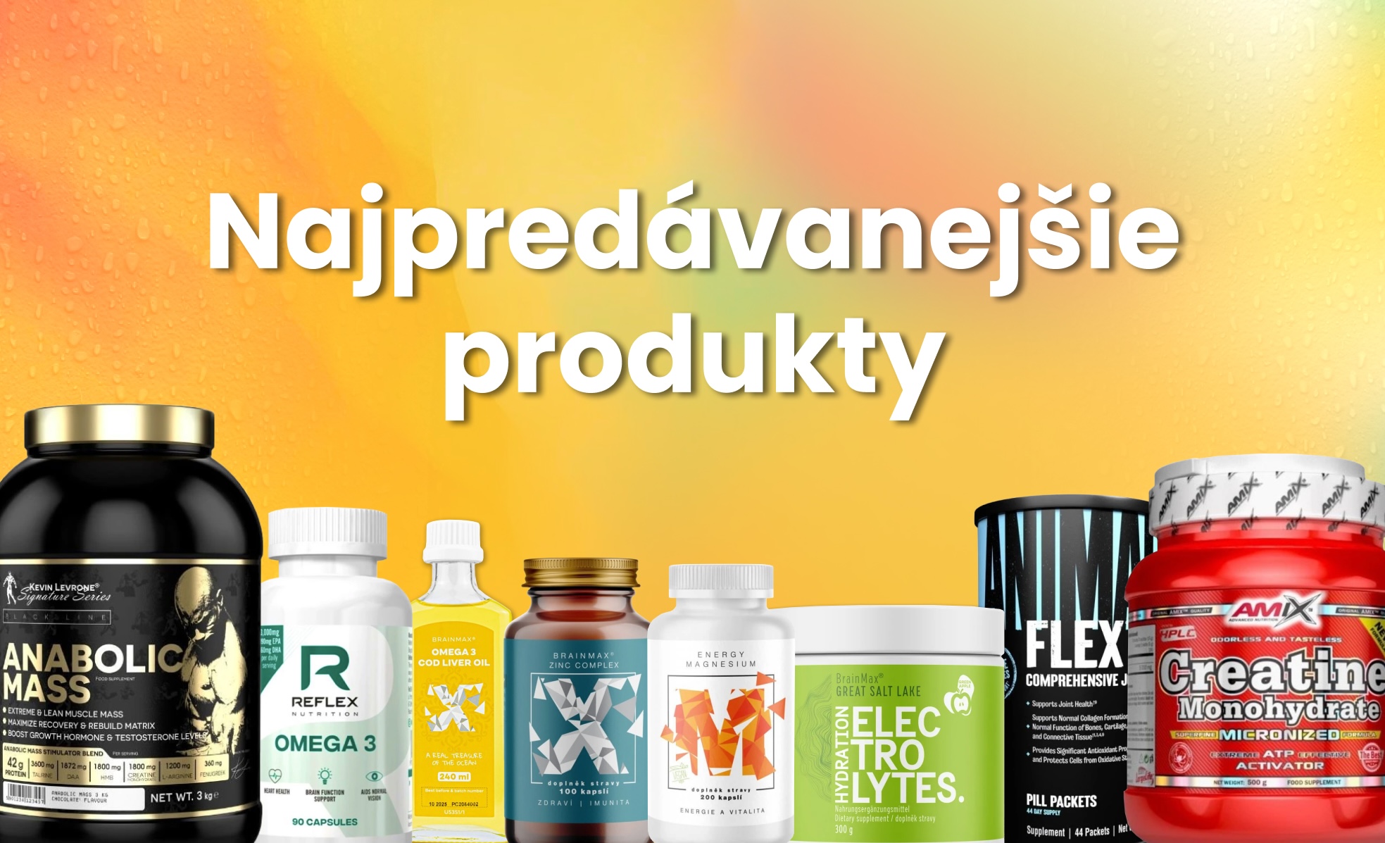 Najpredávanejšie produkty Gains.sk