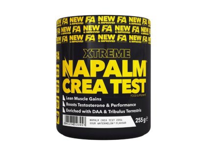 Fitness Authority Napalm Crea TEST, 255 g (Príchuť Citrón - mango)