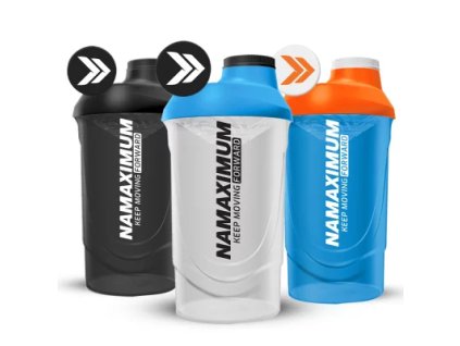 NaMaximum Shaker, 600ml priehľadný (Farba Bielo modrá)