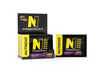 Nutrend N1 Pre-Workout, 10 x 17 g (Príchuť Červený pomaranč)