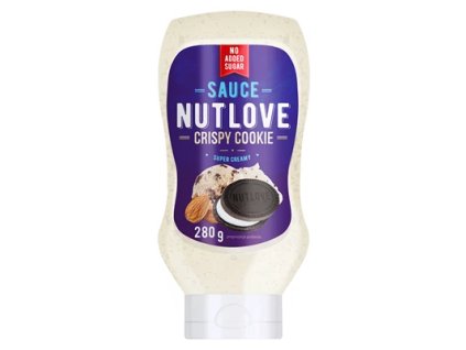 Allnutrition NUTLOVE SAUCE CRUNCH 280g (Príchuť Biela čokoláda - arašidy)