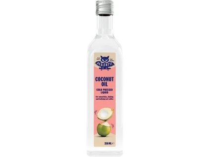 healthyco tekuty kokosovy olej za studena lisovany 250 ml