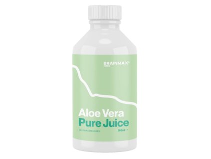brainmax pure aloe vera juice bio 500 ml