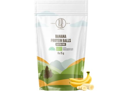brainmax pure protein balls banana proteinove gulicky banan bio 8 ks